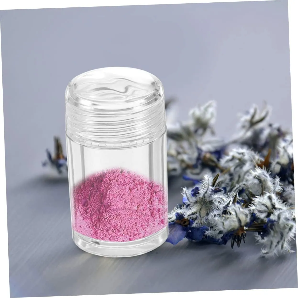6 Pack Mini 10ml Empty Powder Bottles Travel Makeup Containers Lids Loose Powder Dispenser