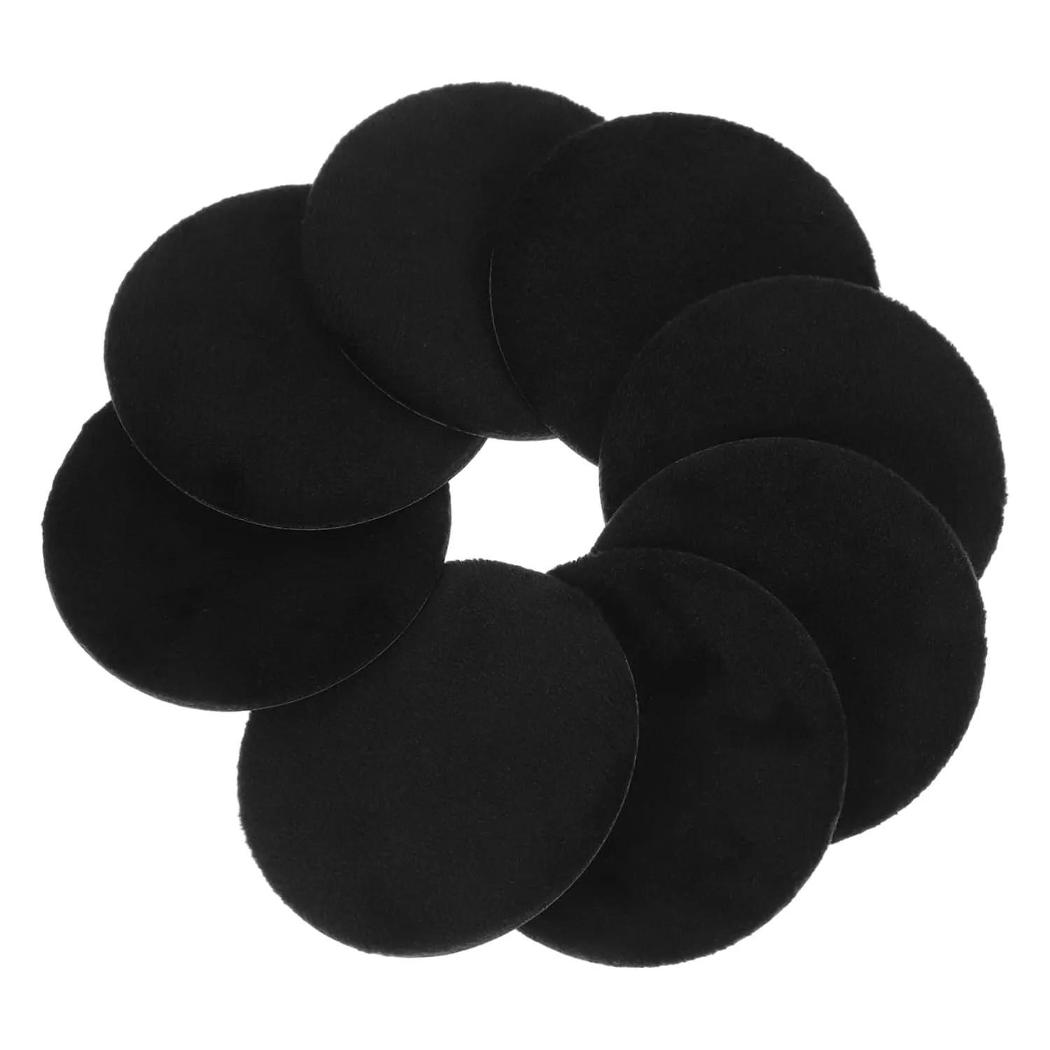 8pcs Ultra-thin Makeup Puff for Loose Powder Elegant Pu Cosmetic Face Applicator for Foundation Travel-friendly and Washable Design for Extended Use