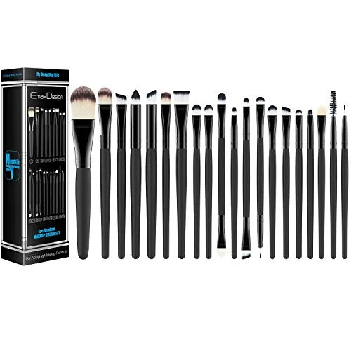 A PROFESSIONAL MAKEUP BRUSH SET THAT HAS BRUSHES FOR LIPS, BROWS, AND EVERYTHING IN BETWEEN
