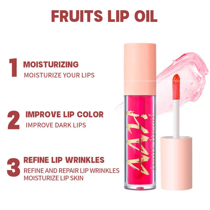 AAH-Fruit Series Lip Gloss Moisturizes