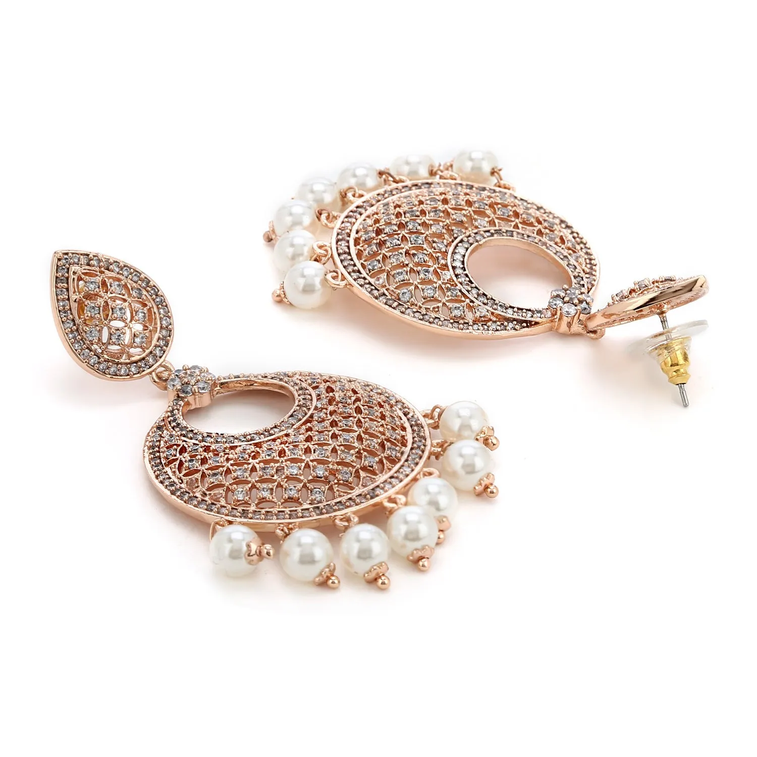 Ad Stones Traditional Long Earrings