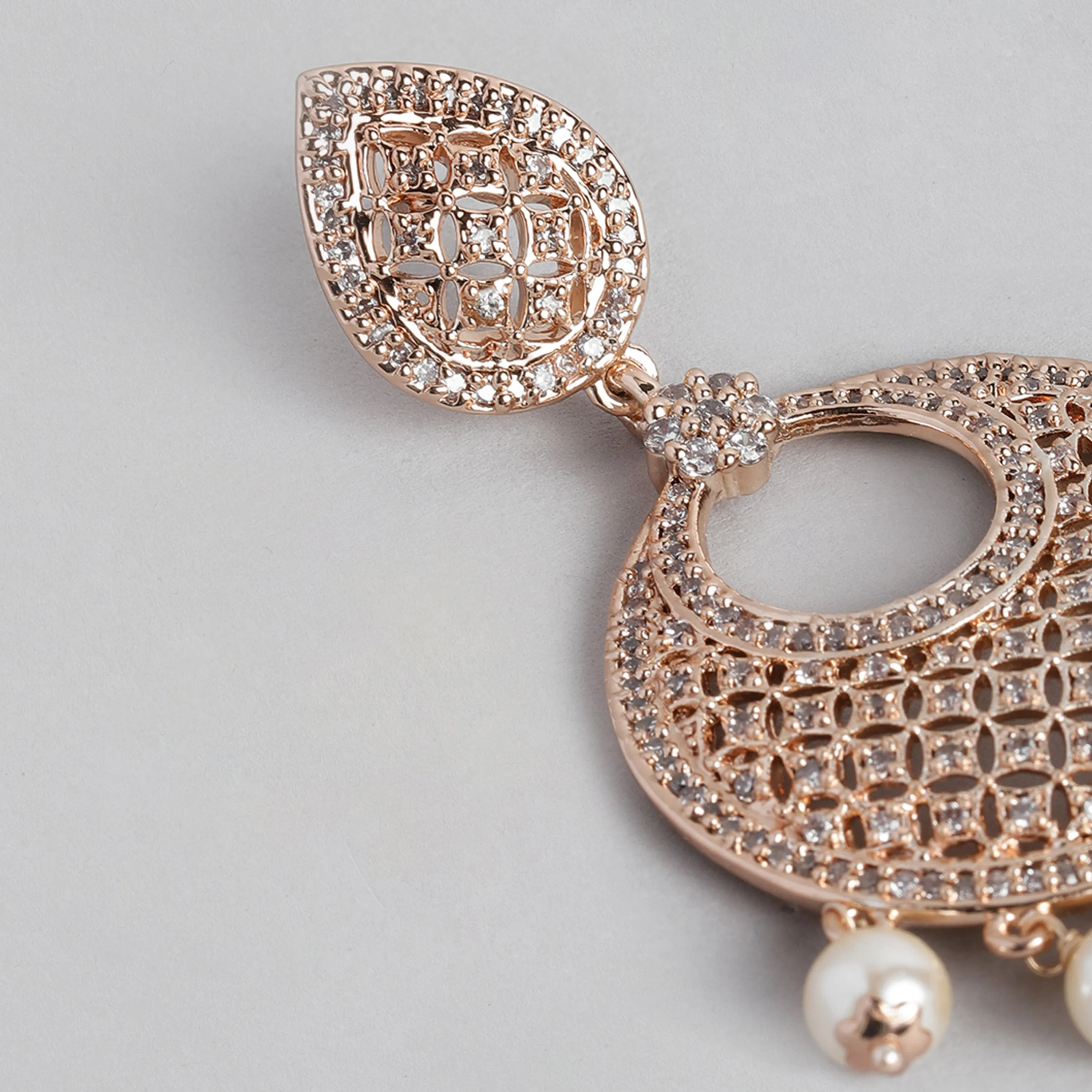 Ad Stones Traditional Long Earrings