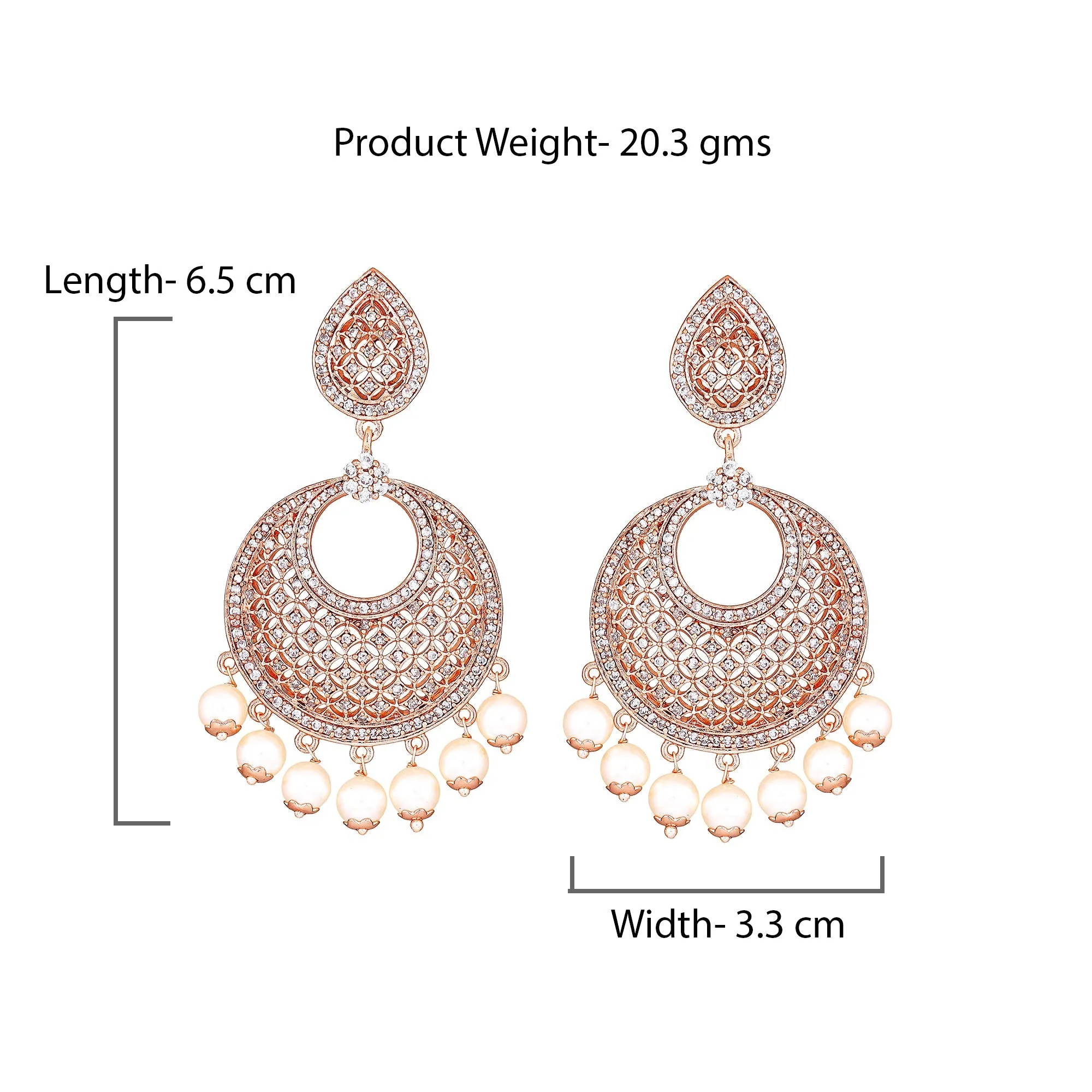 Ad Stones Traditional Long Earrings