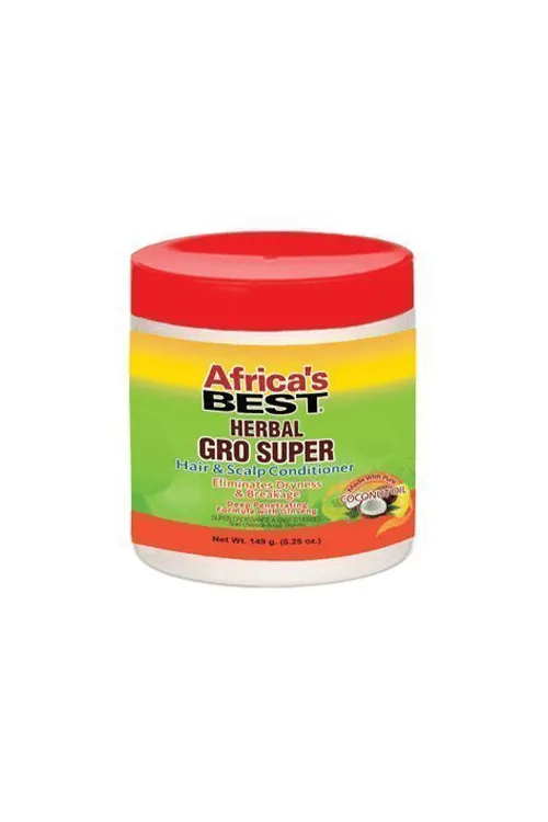 Africa's Best Herbal Gro Super Hair and Scalp Conditioner 5.25 oz