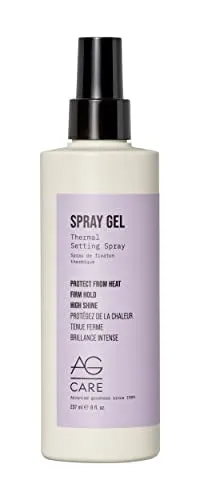 AG Care Heat Protectant Spray for Hair with Keratin Amino Acids - Thermal Spray High Hold for Healthy, Frizz-Free Styling, 8 Fl Oz