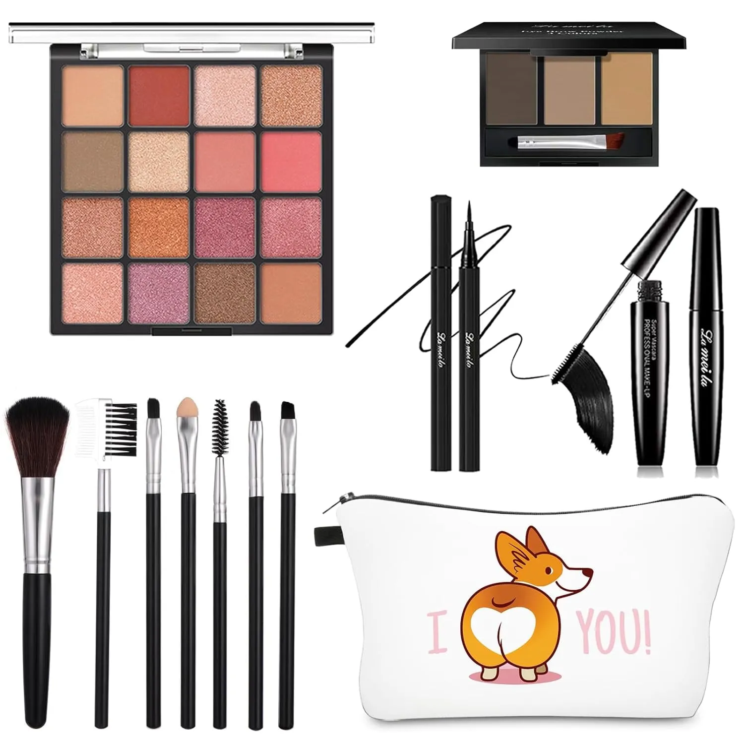 All-in-One Makeup Kit for Women â€“ Complete Cosmetics Set for Beginners & Pros, Gift-Ready (10-Pink)