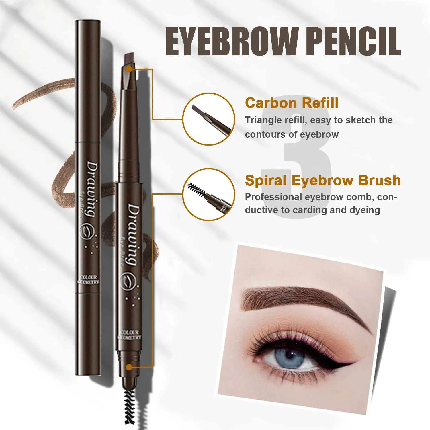 All in One Makeup Kit, Includes 12 Colors Naked Eyeshadow Palette, 5 Pcs Makeup Brush Set, Eyebrow Pencil, 2 Color Eyeliner Pencils, Lash Mascara & Cosmetic Bag, Makeup Set for Women & Teens
