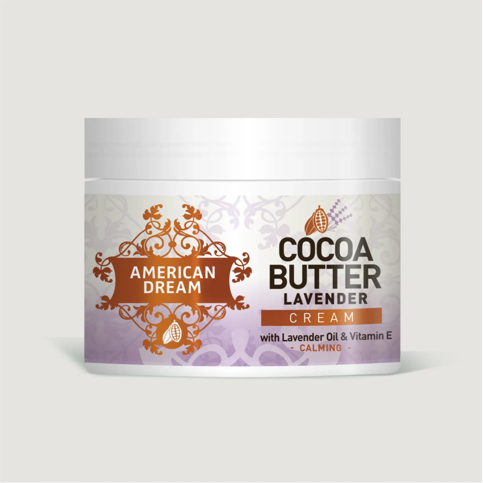 American Dream Cocoa Butter Lavender Cream with Lavender Oil & Vitamin E 500ml