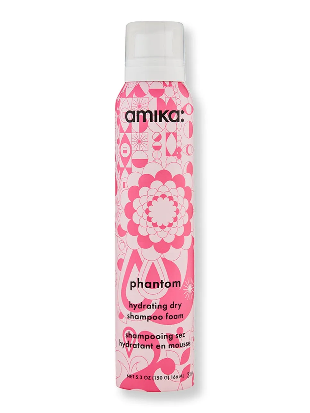 Amika Phantom Hydrating Dry Shampoo Foam 5.3 oz 156.7 ml