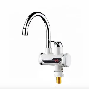 Angel Decoration Electric Water Heater Tap Kitchen Instant Tankless Instantaneous Water Heater Heating Instant Device 360 Rotate Hot Water Faucet