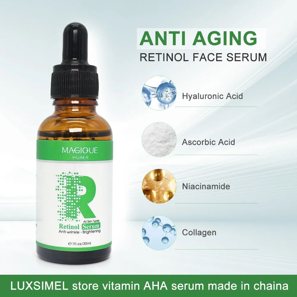Anti Aging Serum Facial Anti Wrinkle Serum  Aloe Vera Organic Skin Care