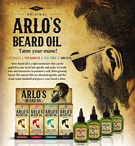 Arlo's Beard Oil with Coconut Oil 2.5 ounce (Pack of 2)
