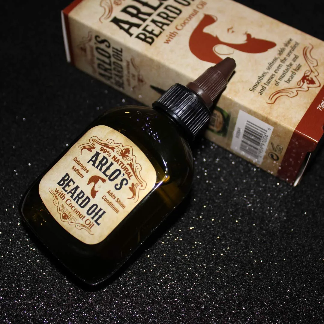 Arlo's Beard Oil with Coconut Oil 2.5 ounce (Pack of 2)