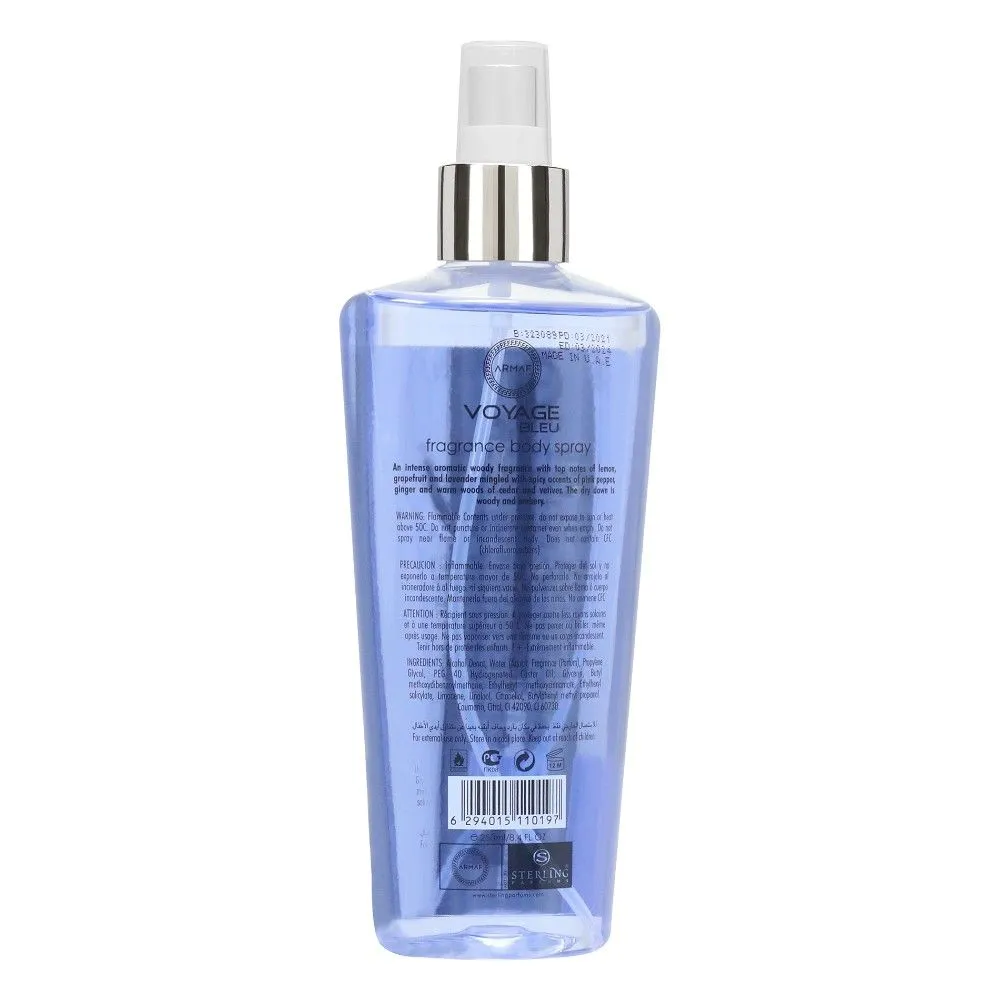 Armaf Voyage Bleu Fragrance Body Spray For Men (250ml)
