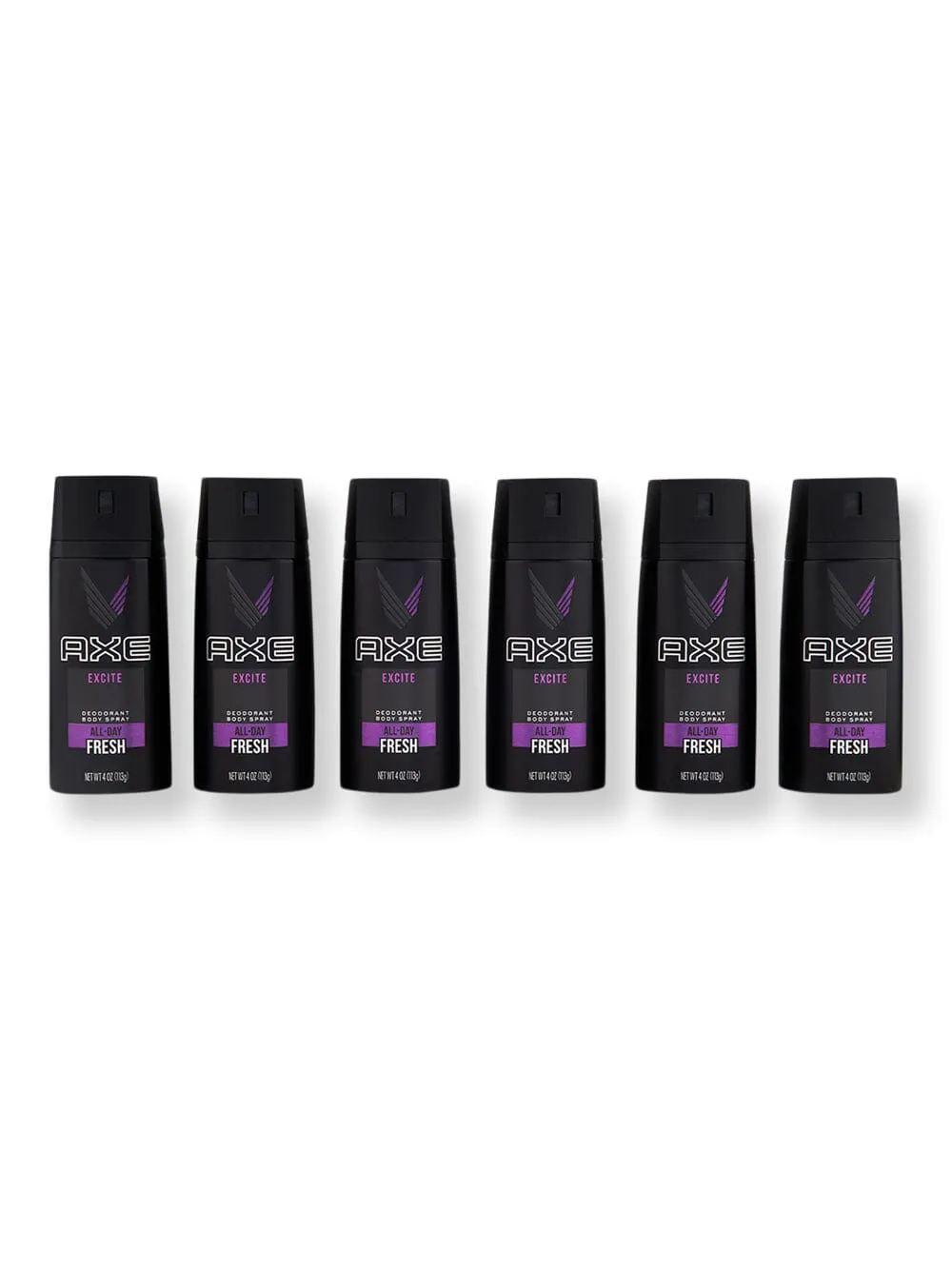 AXE Body Spray Excite 6 ct 4 oz