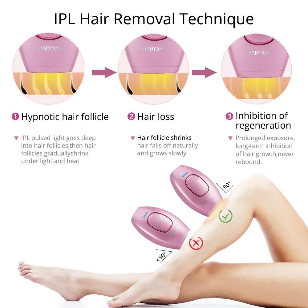 BABYAMY IPL Permanent Hair Removal Device Laser Hair Removal Machine Laser Epilation Depilador