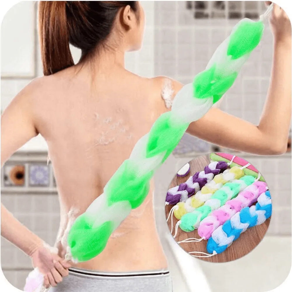 Back Scrubber Bath Shower Mesh Sponge - 1Pcs