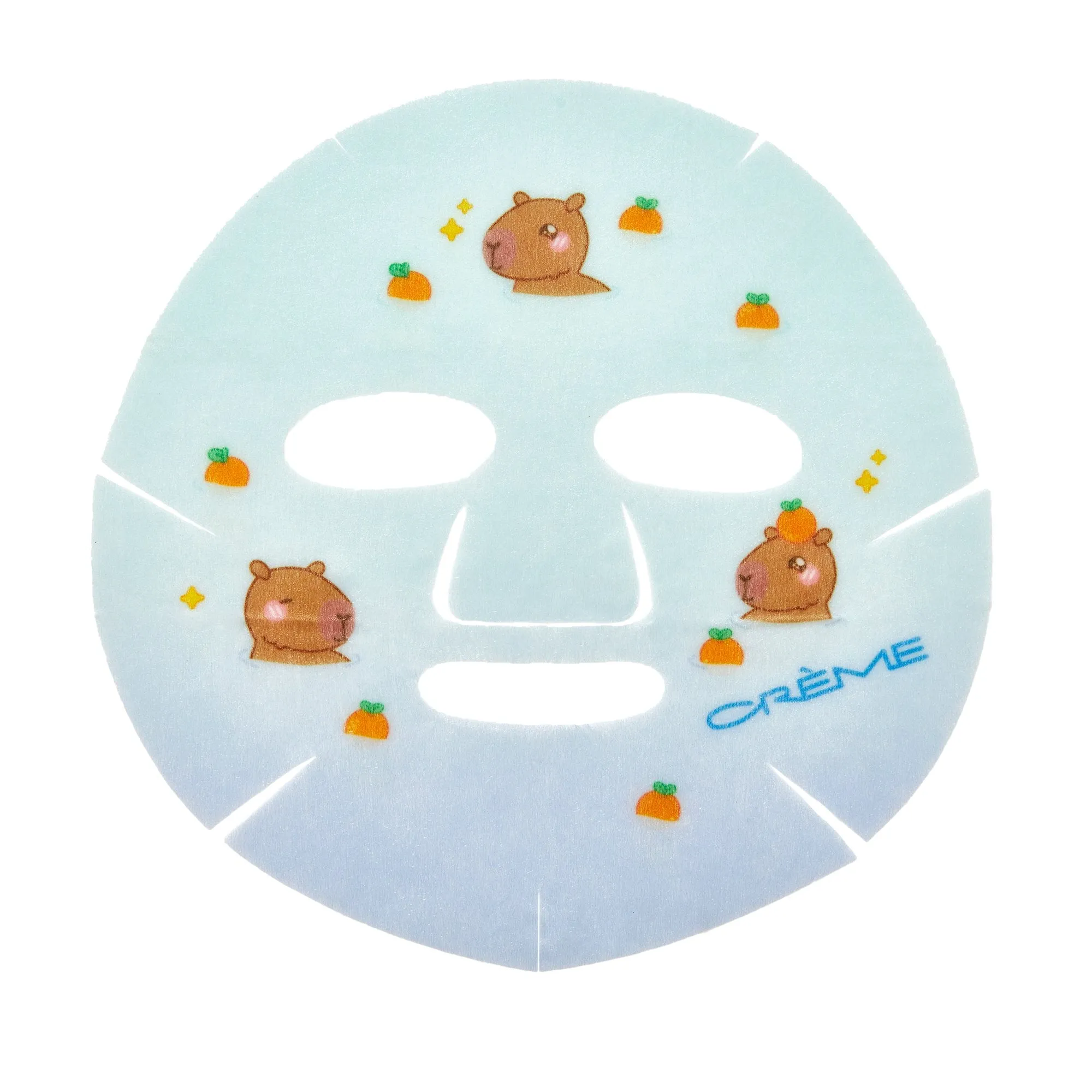 Be Happy, Skin! Animated Capybara Face Mask