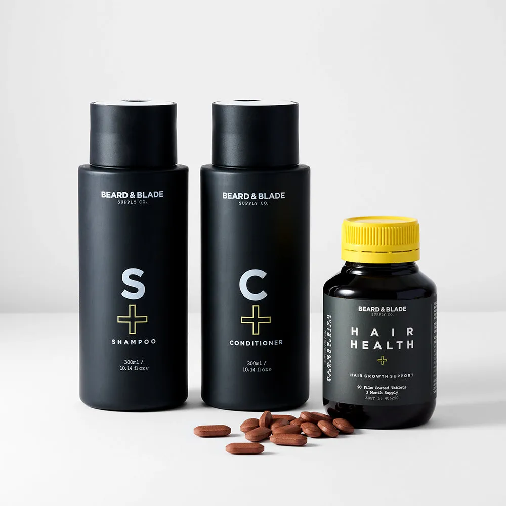 Beard & Blade Hair Health  Thickening Kit