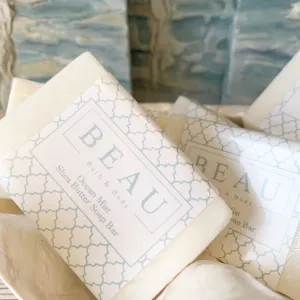 Beau Basics Ocean Mist Shea Butter Bar Soap