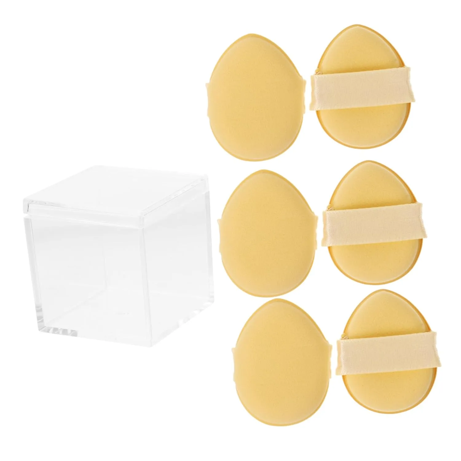 Beaupretty 6pcs Makeup Powder Puff for Loose Powder Water- Versatile Sponge for Application for Cosmetics and Travel