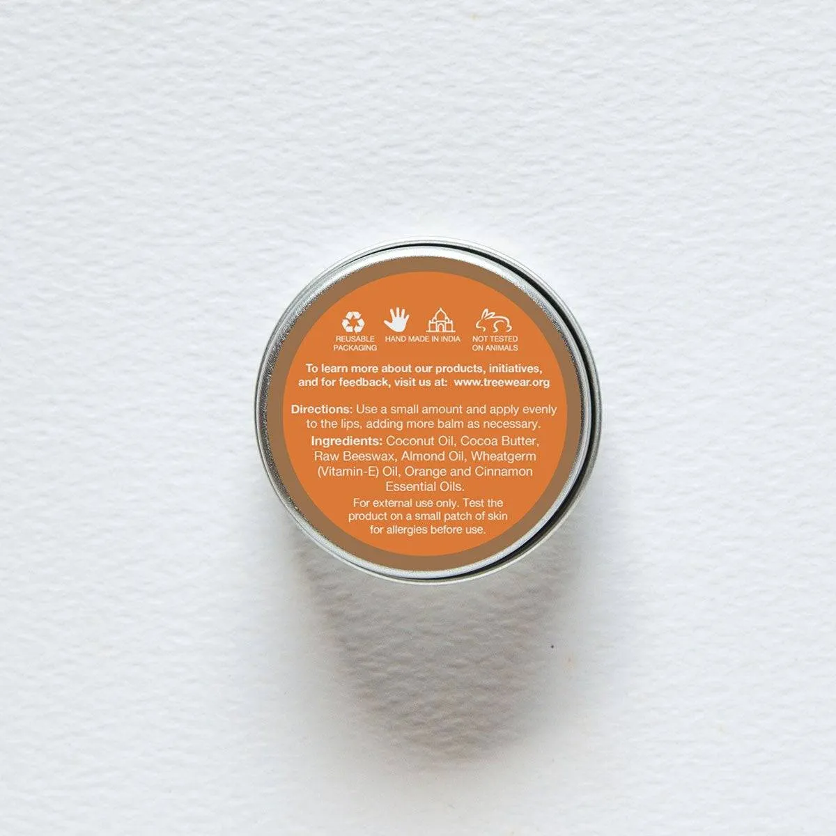 Beeswax Lip Balm - Orange and Cinnamon