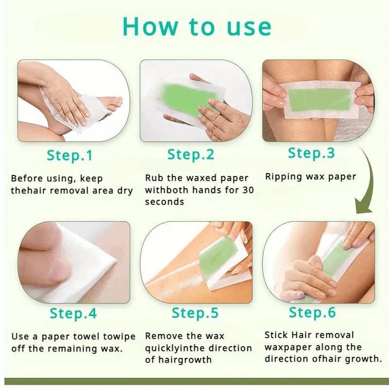 Body Hair Remove Wax Strips - 1 Pcs