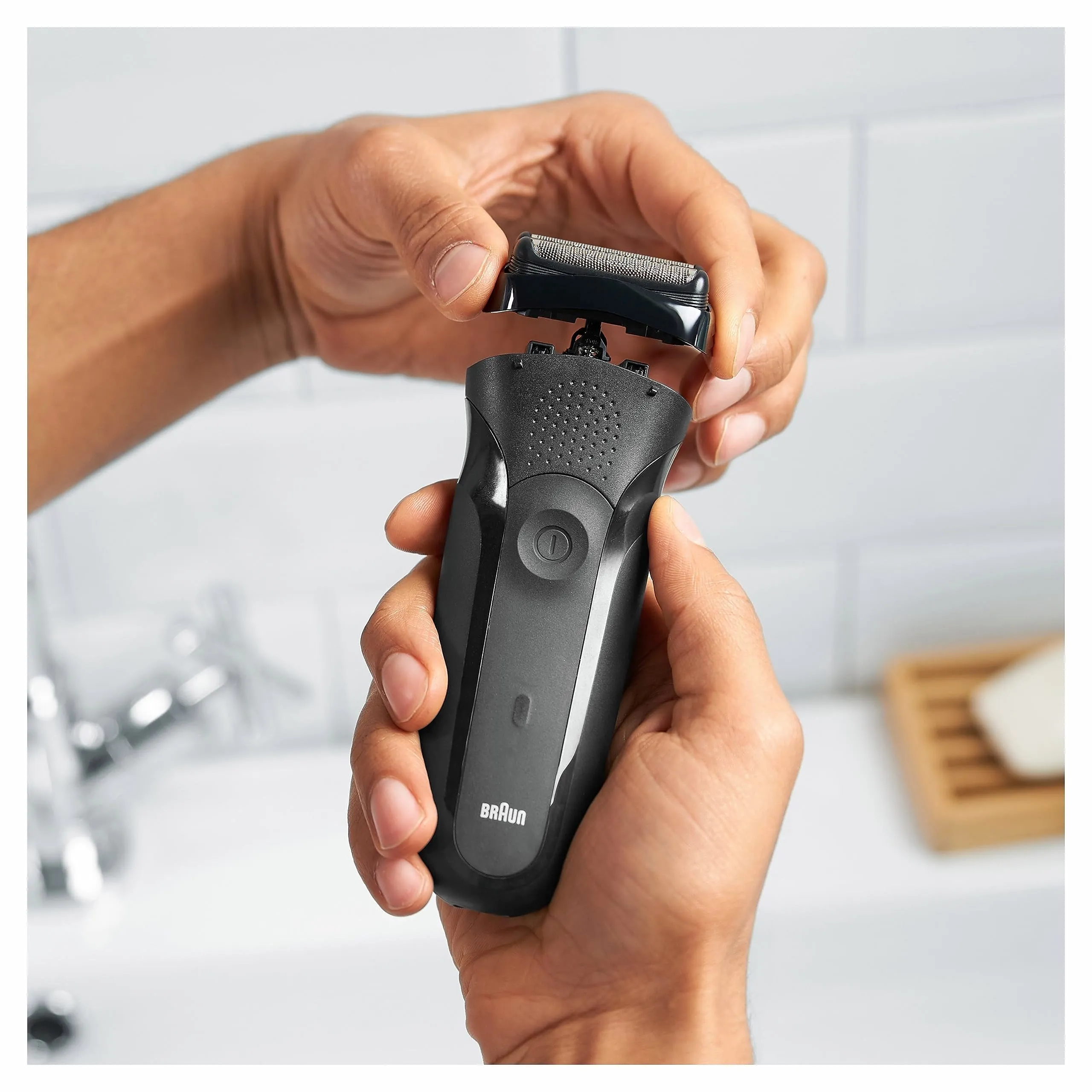 Braun 21B Series 2 Electric Shaver Replacement Foil and Cassette Cartridge - Black