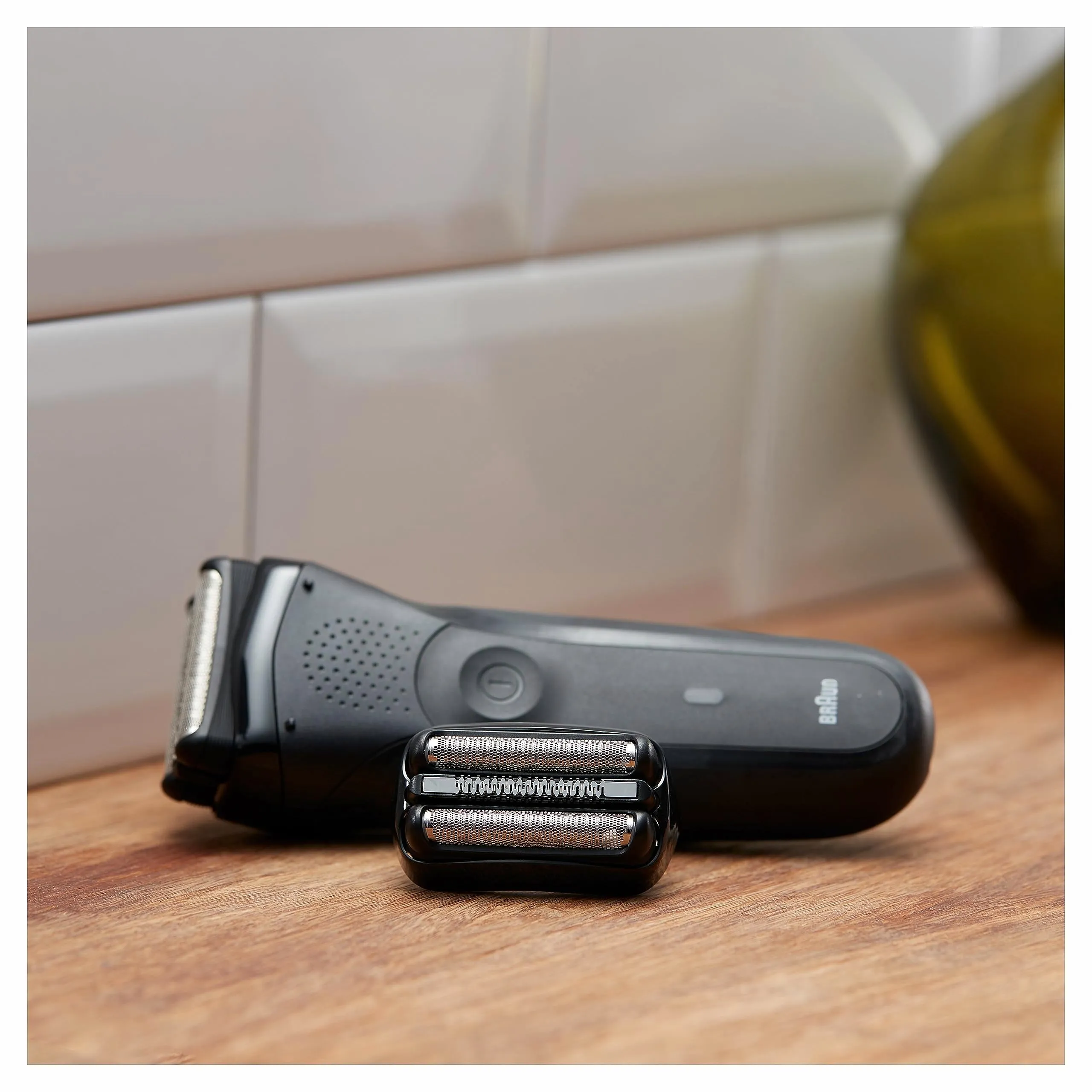 Braun 21B Series 2 Electric Shaver Replacement Foil and Cassette Cartridge - Black