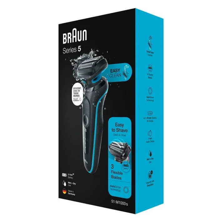 BRAUN - 5 51-M1000s Wet & Dry shaver