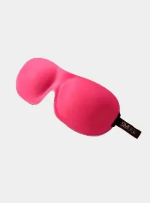 Bright Pink Contoured 3D Blackout Sleep Mask