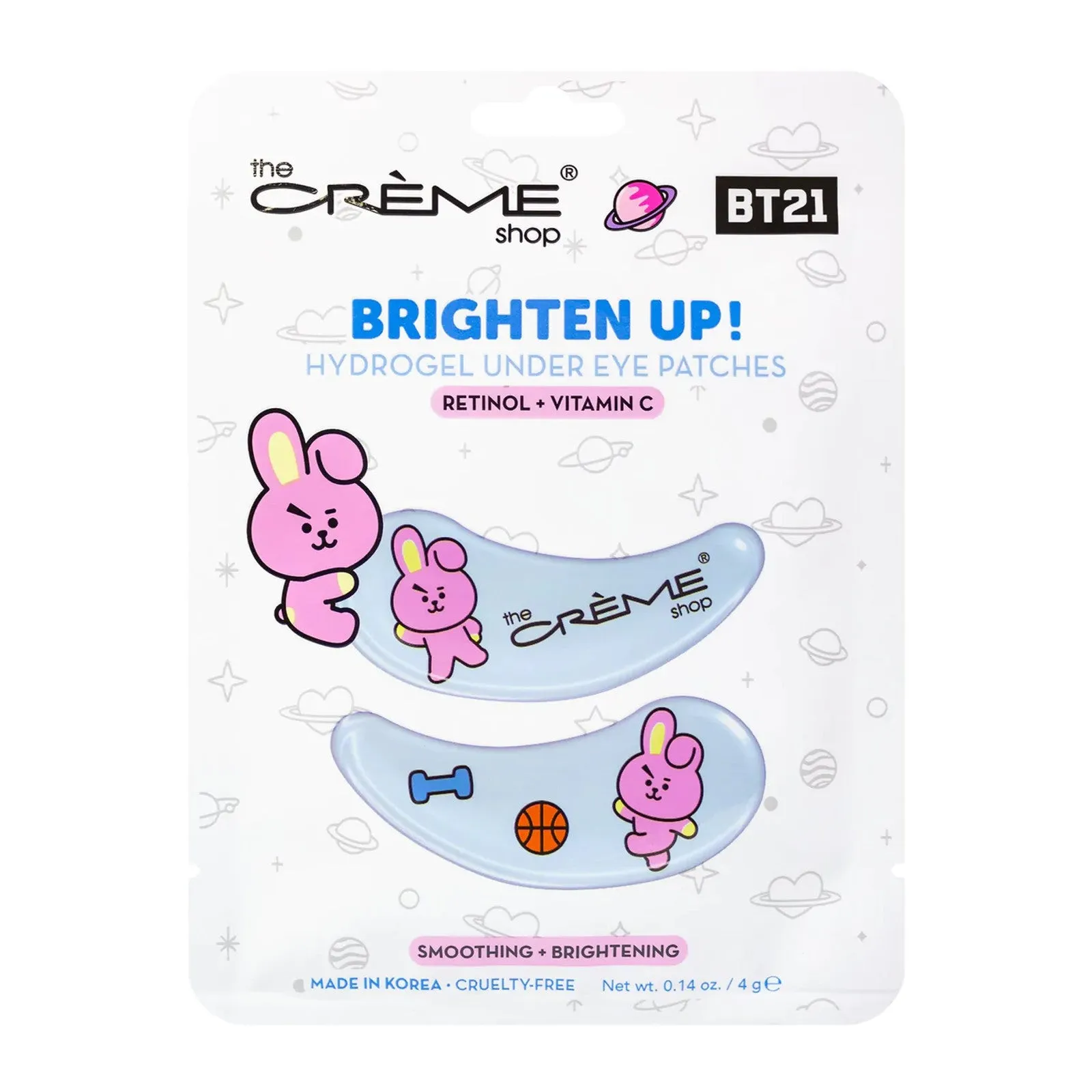 BT21 Brighten Up COOKY Hydrogel Under Eye Patches