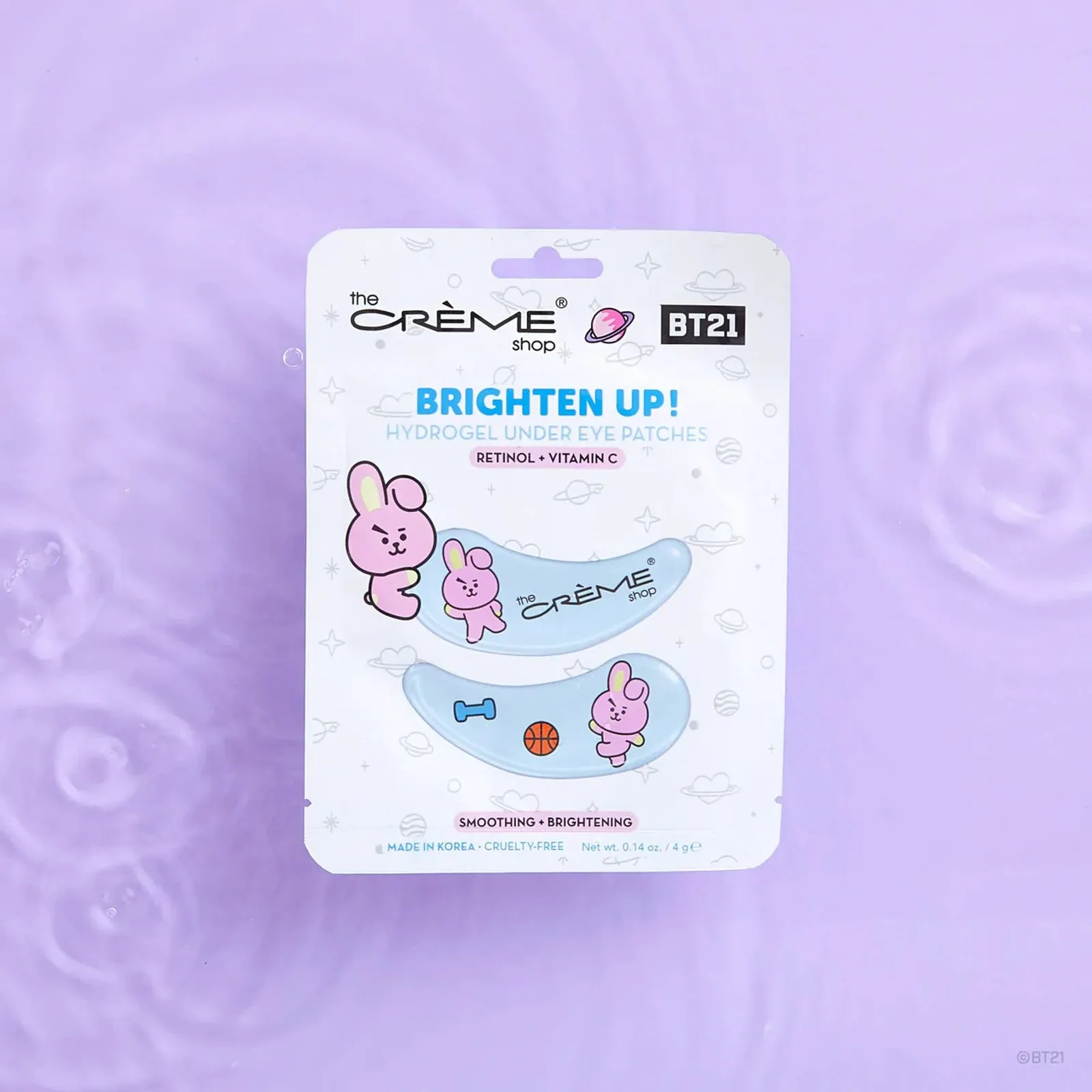 BT21 Brighten Up COOKY Hydrogel Under Eye Patches