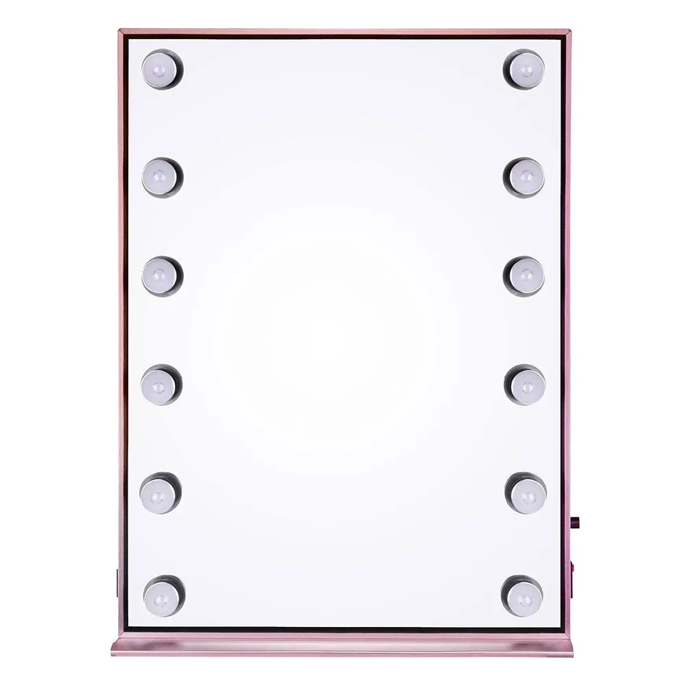 Byootique Urstudio 34x24" Hollywood Vanity Light Mirror Tabletop Wall Mount