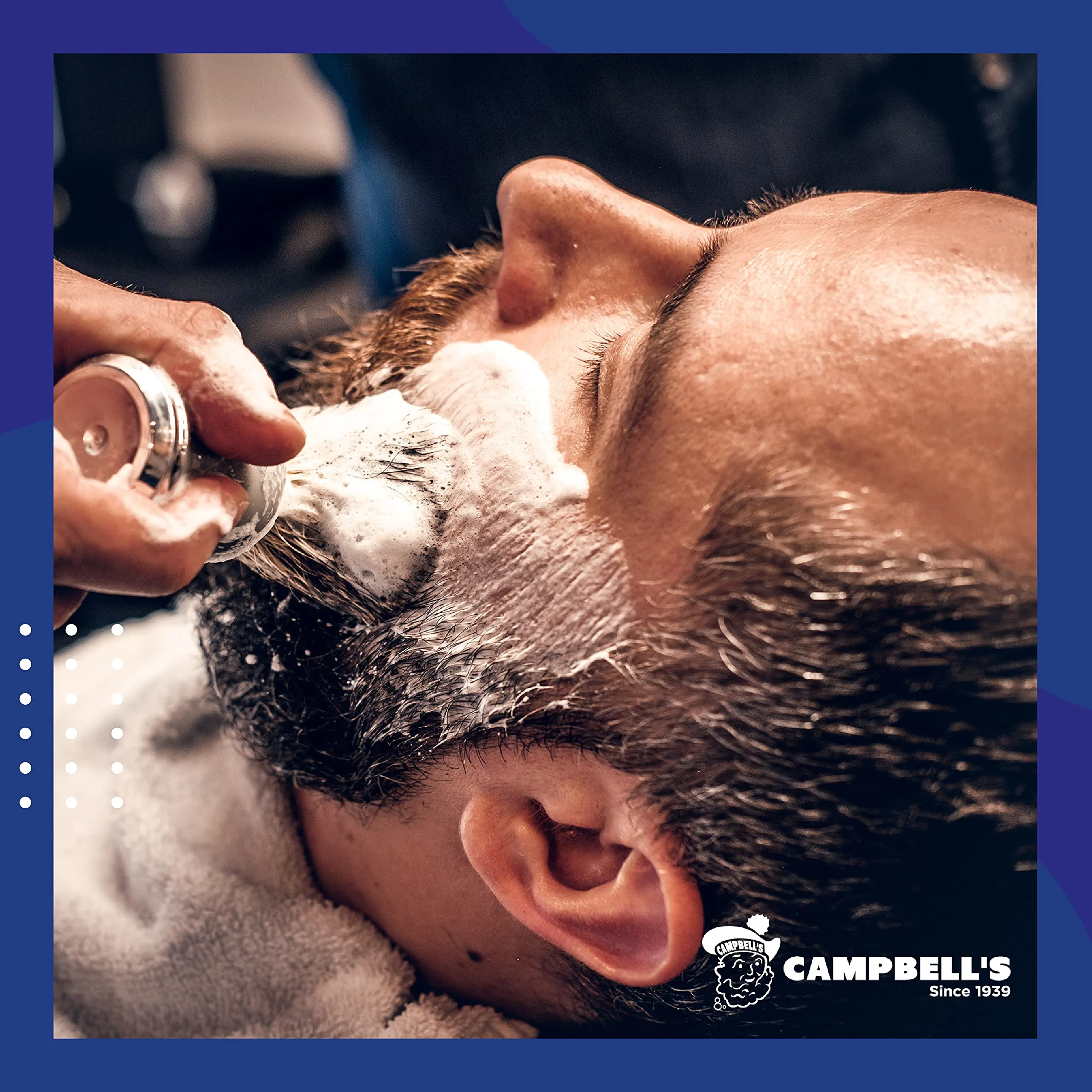 Campbell’s Liquid Shave Cream Lather, Barber Shaving Cream Lather, Professional Shaving Supplies and Products, 8 Ounces, (Pack of 12)