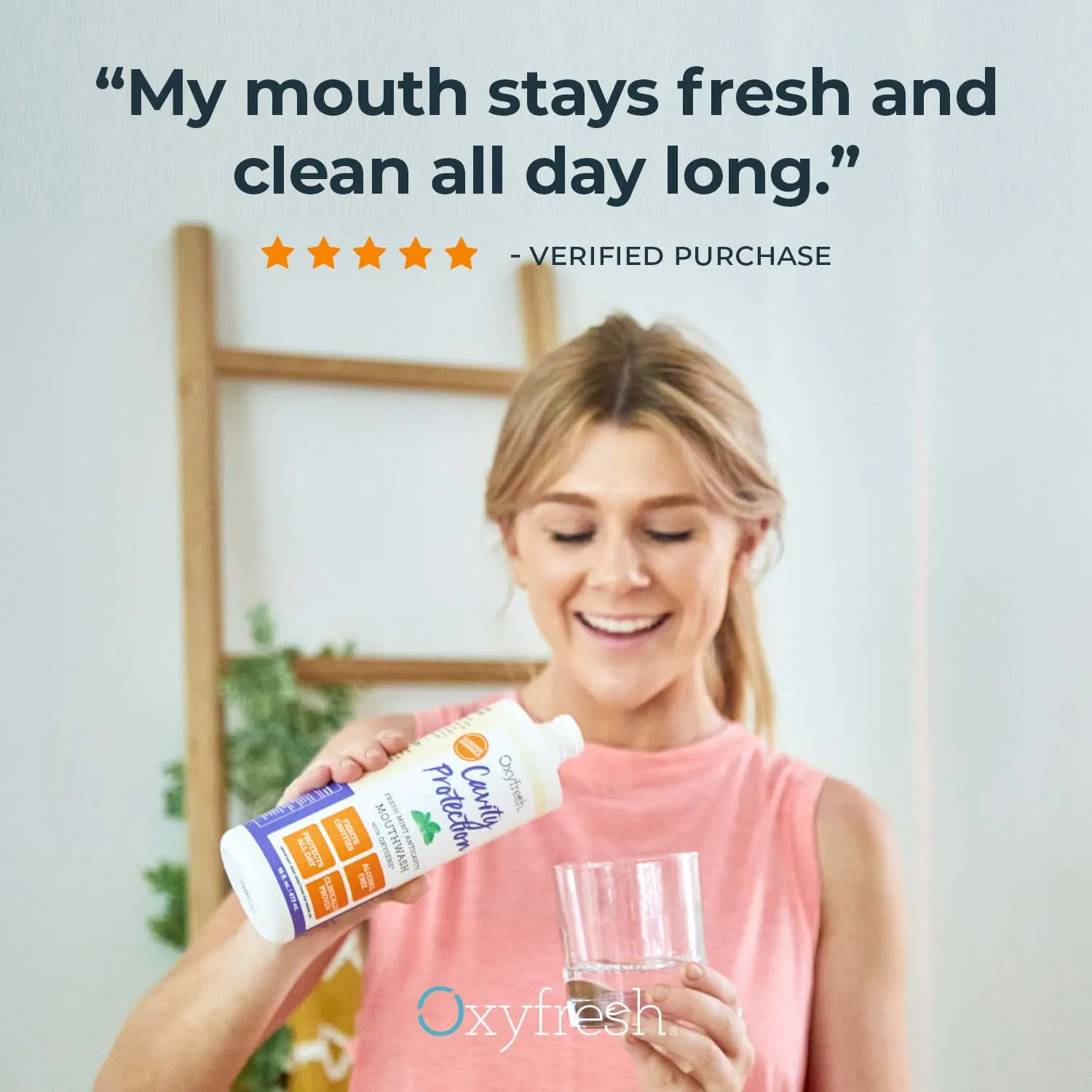Cavity Protection Mouthwash | For Sensitive Teeth With Fluoride