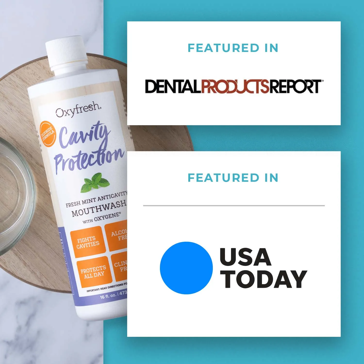 Cavity Protection Mouthwash | For Sensitive Teeth With Fluoride