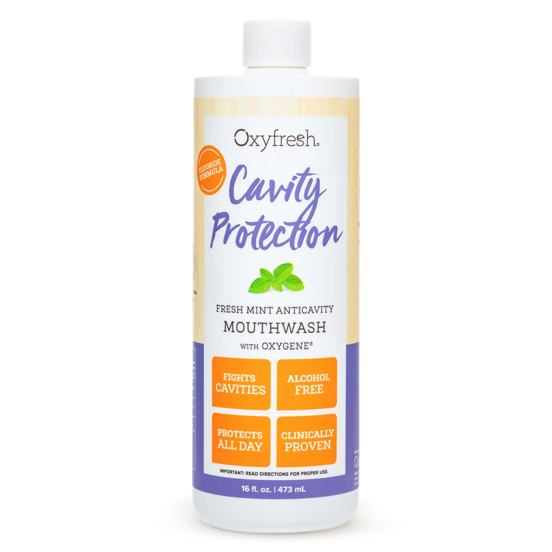 Cavity Protection Mouthwash | For Sensitive Teeth With Fluoride