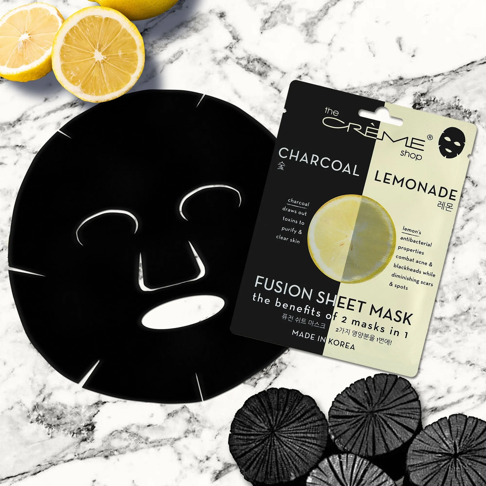 Charcoal & Lemon Fusion Sheet Mask