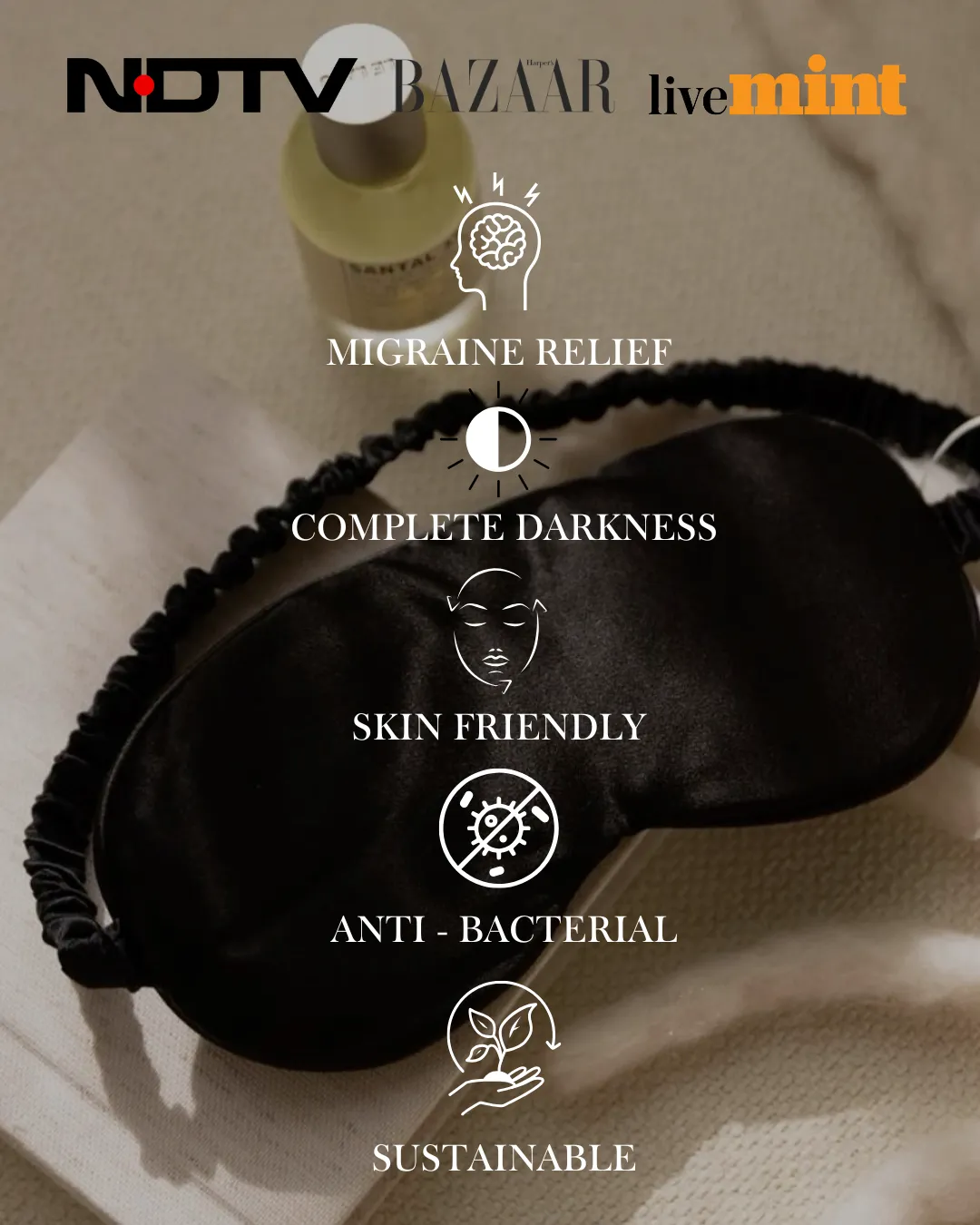 CHAROCOAL GREY EYE MASK