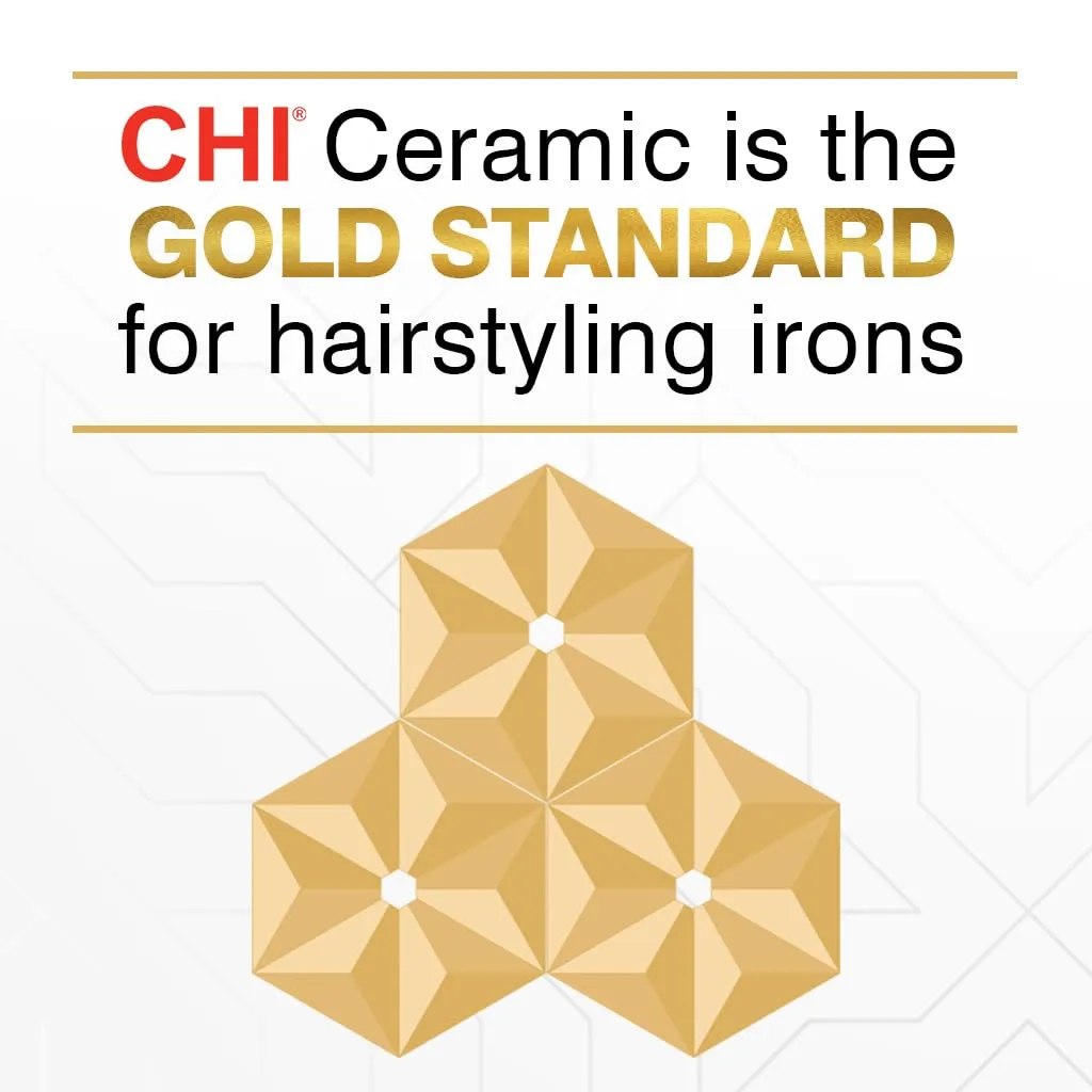 CHI G2 Flat Iron, Hair Straightener For A Smooth Finish, Ceramic Heater For 40 Second Heat Up, Durable Design, 1.25" Iron