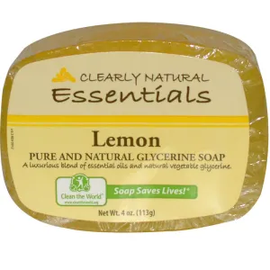 CLEARLY NATURAL - Glycerine Bar Soap Lemon - 4 oz. (113 g)