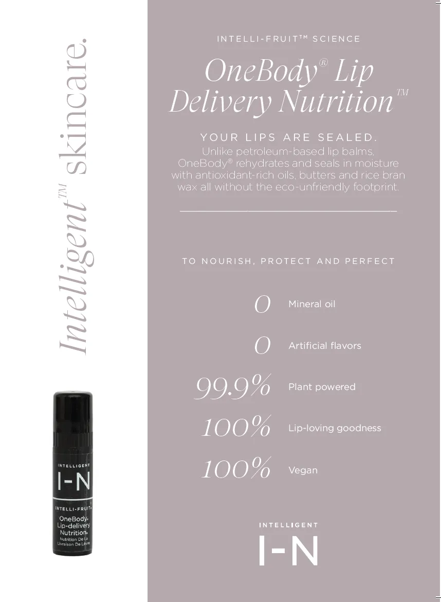 Clinical Product Sheets - OneBody Lip Delivery Nutrition (pad of 25)