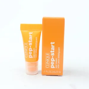 Clinique Pep-Start Eye Cream Travel Size  0.1oz/3ml New With Box