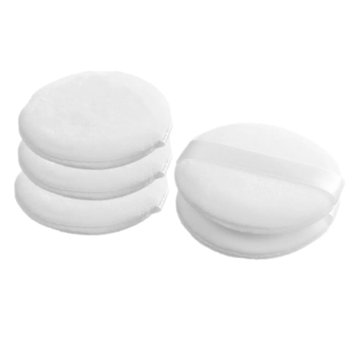 CLISPEED 5Pcs Rounded Makeup Gentle Applicators for Makeup Finish for Home Salon Use
