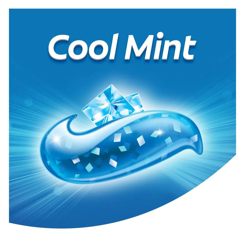 Colgate Max Fresh with Whitening Toothpaste with Mini Breath Strips, Cool Mint, 6.3 oz Tube, 3 Pack