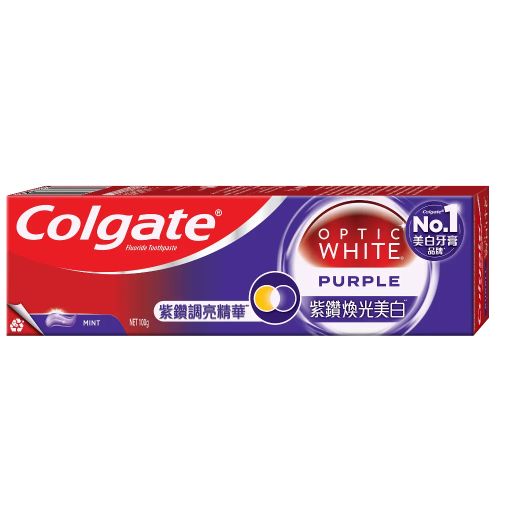 Colgate Optic White Purple Teeth Whitening Toothpaste 12/Dozen