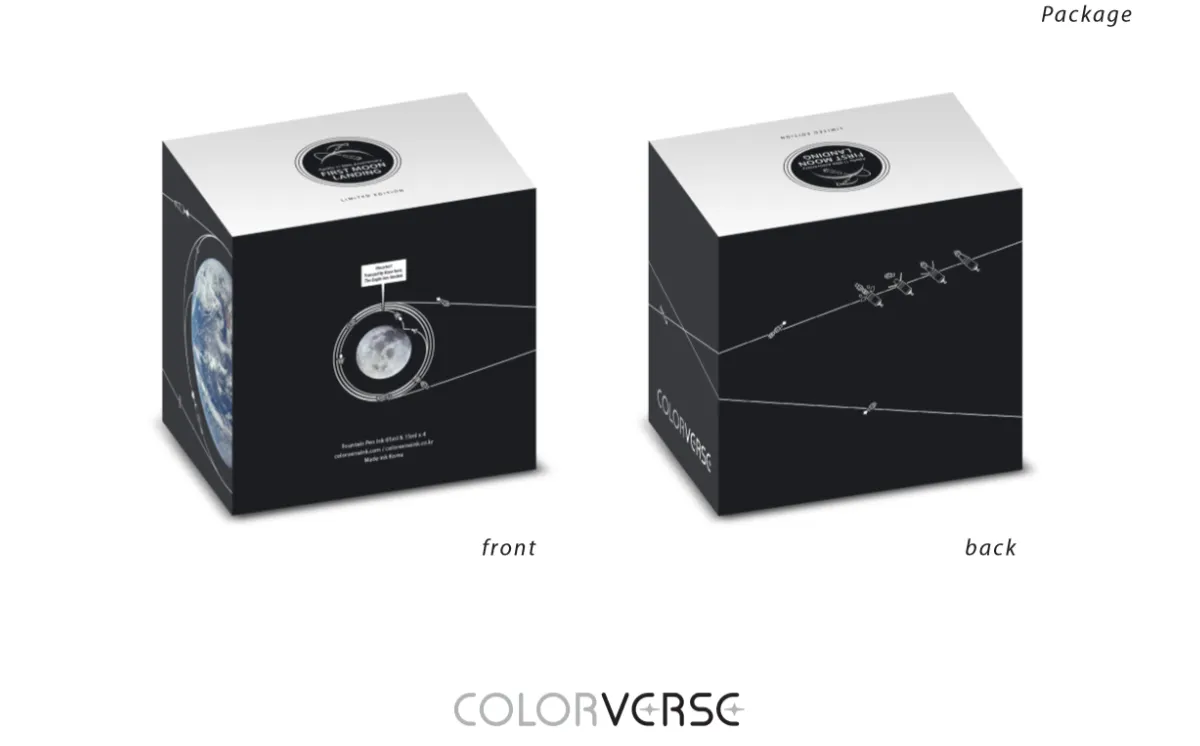 Colorverse Bottled Ink - Apollo 11 50th Moonlanding Anniversary Set (Limited Edition)