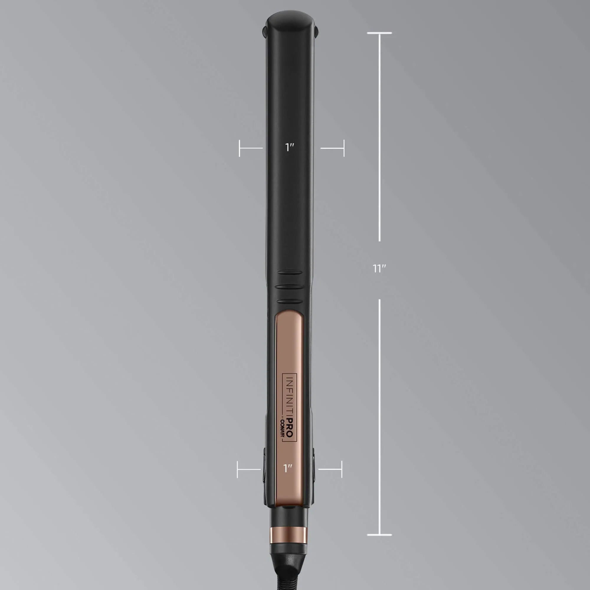 CONAIR INFINITIPRO Rose Gold Ceramic Flat Iron, 1-inch
