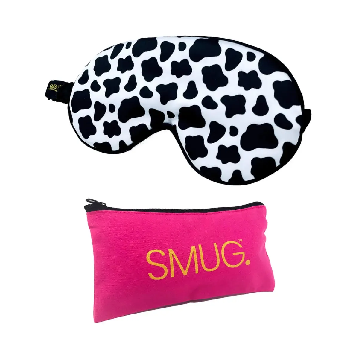 Cow Print Satin Sleep Mask
